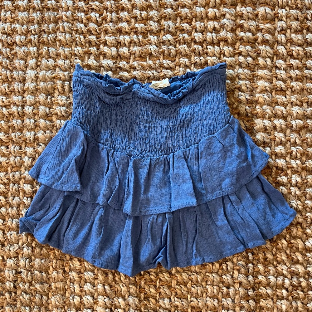 Hayden Girls Blue Ruffled Skort Size 8 EUC/worn once